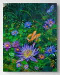 Blue Lotus Koi