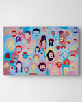 Faceless Faces Pastel